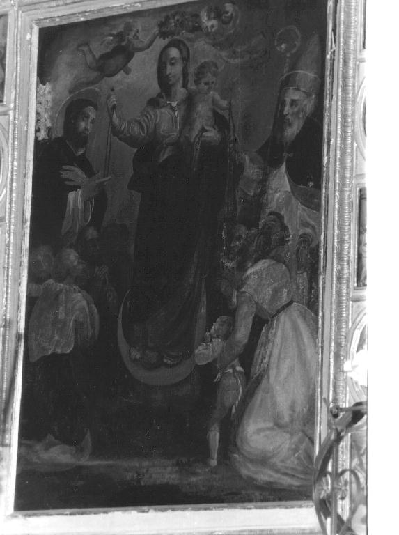 Madonna del Rosario (dipinto, elemento d'insieme) di Barabino Simone (sec. XVII)