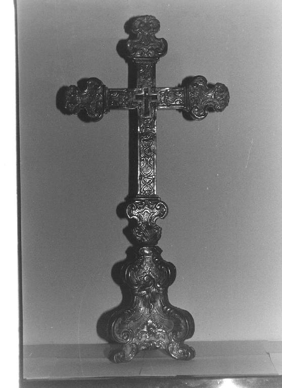croce da tavolo, opera isolata - bottega ligure (secc. XVIII/ XIX)