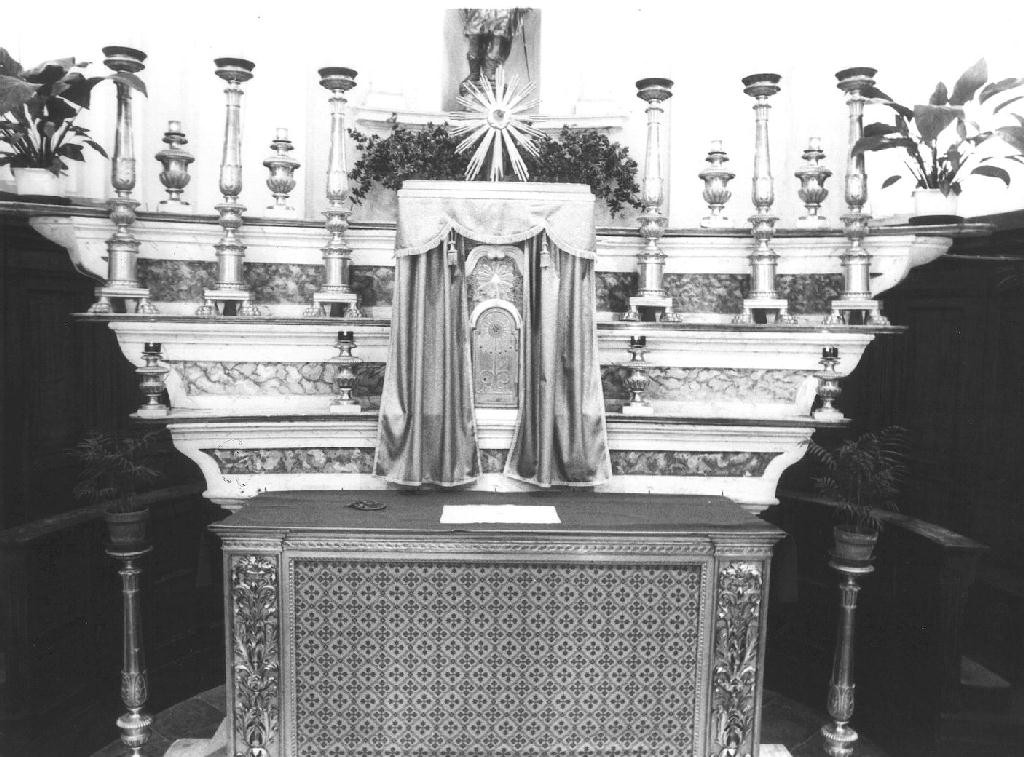 altare maggiore, opera isolata - PRODUZIONE LIGURE (sec. XIX)