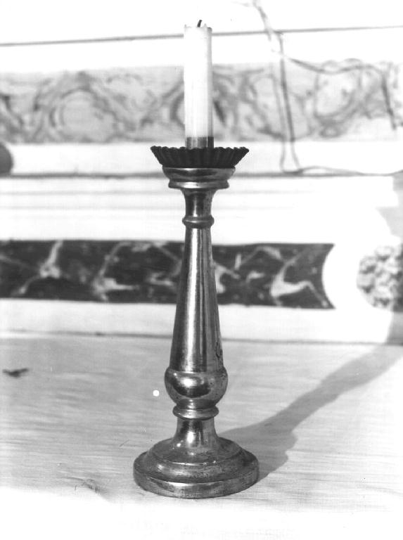 candelabro, coppia - bottega ligure (seconda metà sec. XIX)