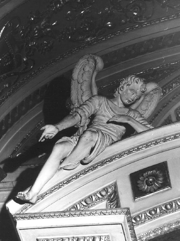 ANGELO (statua, elemento d'insieme) - PRODUZIONE LIGURE (seconda metà sec. XVII)