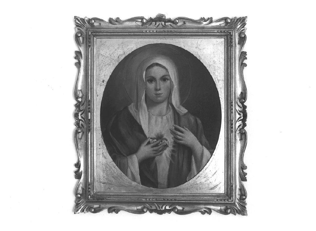 Sacro Cuore di Maria (dipinto, elemento d'insieme) di Santa Giustina Umberto (inizio sec. XX)