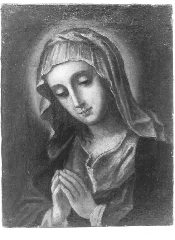 Madonna orante (dipinto, opera isolata) - ambito ligure (metà sec. XIX)