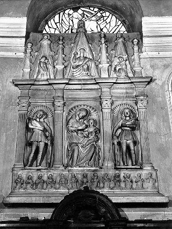 Madonna in trono con Bambino e Santi (trittico) - bottega toscana (sec. XV)