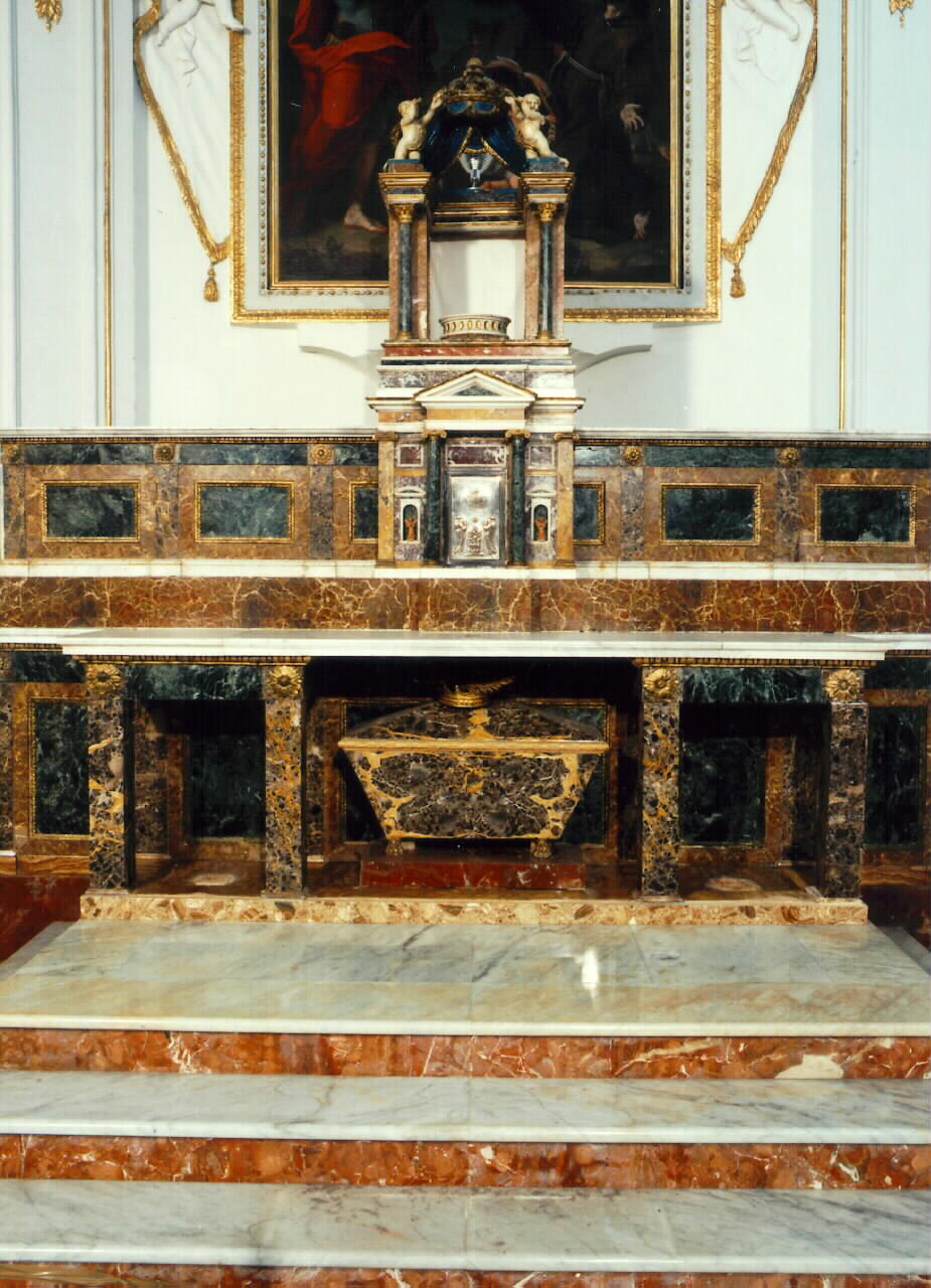 altare maggiore - a blocco - ambito siciliano (Metà sec. XIX)