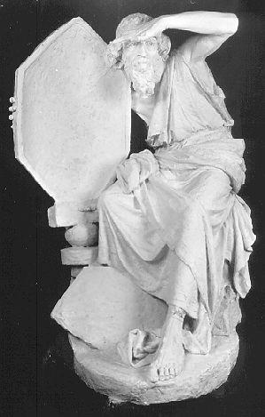 ARCHIMEDE (statua) di Ghigli Abramo (sec. XIX)