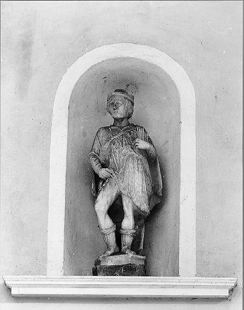 SAN ROCCO (statua) - ambito apuoversiliese (sec. XVII)