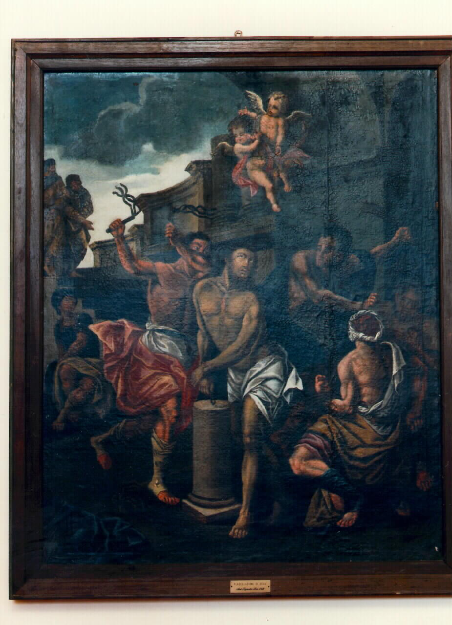 flagellazione di Cristo (dipinto) - ambito siciliano (Seconda metà sec. XVII)