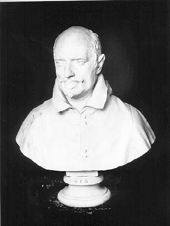 ritratto a mezza figura di prelato (scultura) - bottega italiana (sec. XIX)