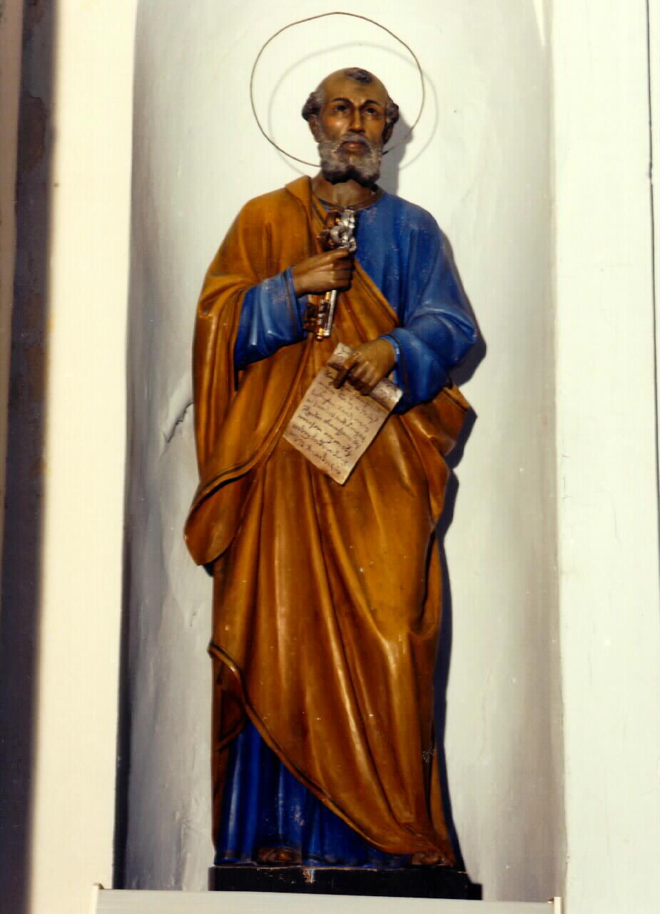San Pietro apostolo (statua) - ambito siciliano (ultimo quarto sec. XIX)