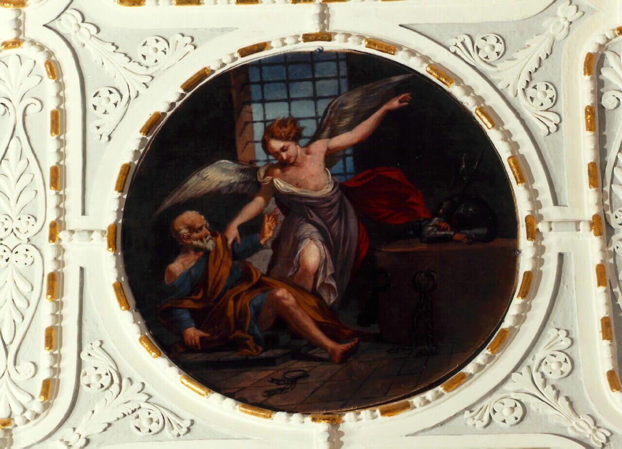 San Pietro liberato dal carcere (dipinto) - ambito siciliano (Prima metà sec. XIX)