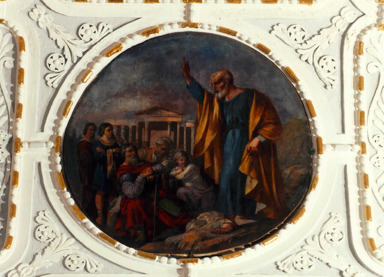 predica di San Pietro (dipinto) - ambito siciliano (Prima metà sec. XIX)