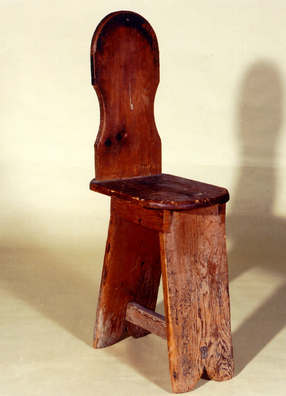 sedia fratina - ambito cappuccino (Fine/inizio secc. XIX/ XX)