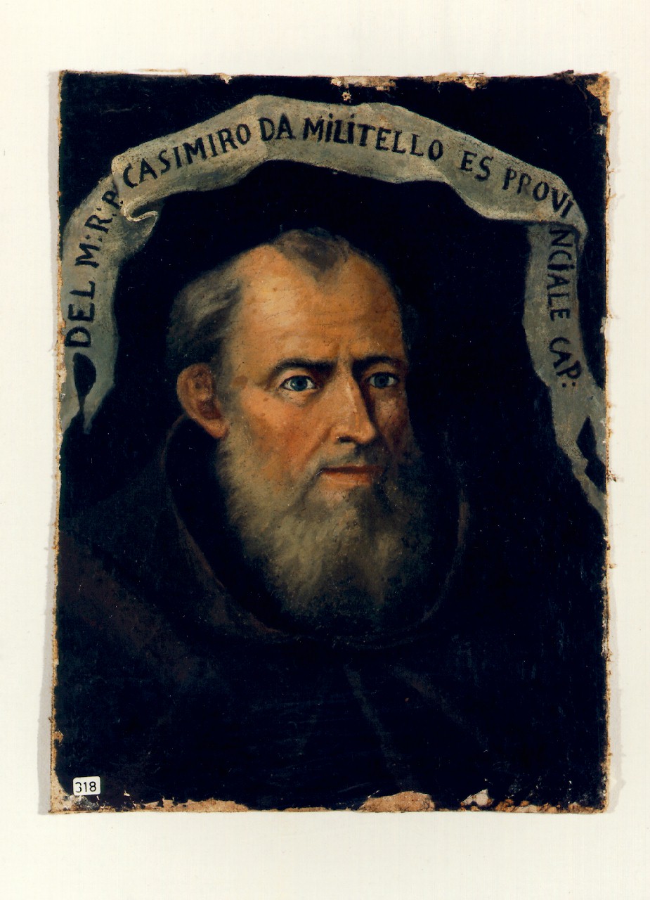 ritratto di padre Casimiro Tinnirello (dipinto) - ambito siciliano (sec. XIX)