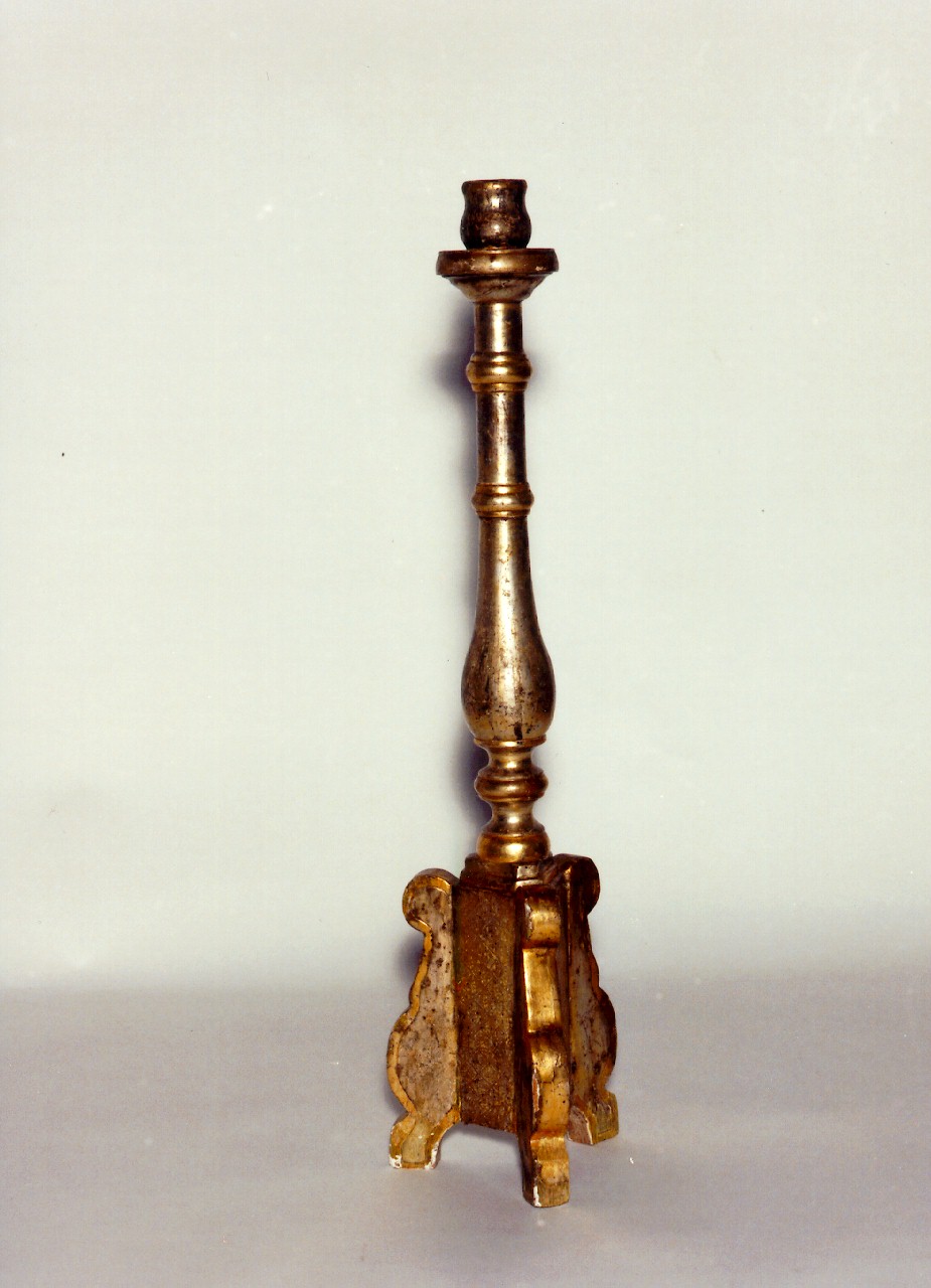 candelabro d'altare, serie - ambito cappuccino (sec. XIX)