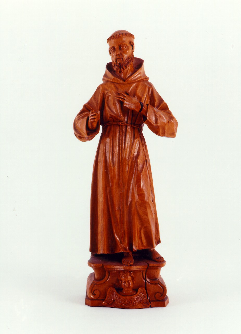 San Francesco d'Assisi (statuetta) - ambito cappuccino (Fine/inizio secc. XIX/ XX)
