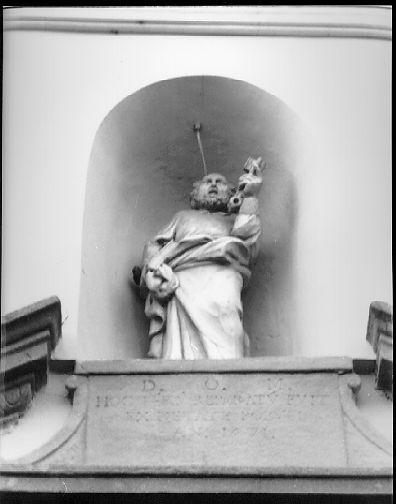 SAN PIETRO (statuetta) - bottega apuana (sec. XVII)