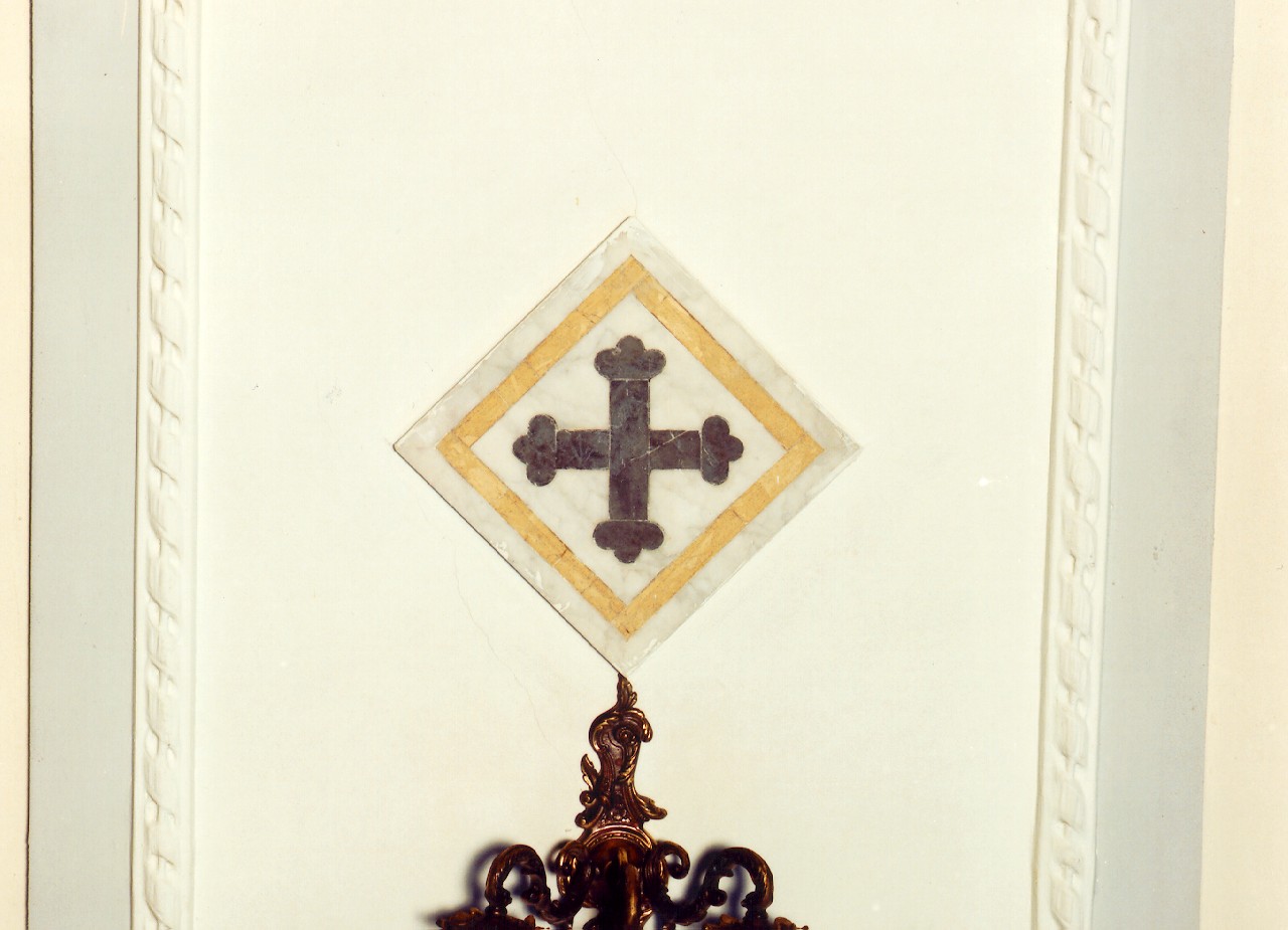 croce di consacrazione, serie - ambito siciliano (Seconda metà sec. XIX)