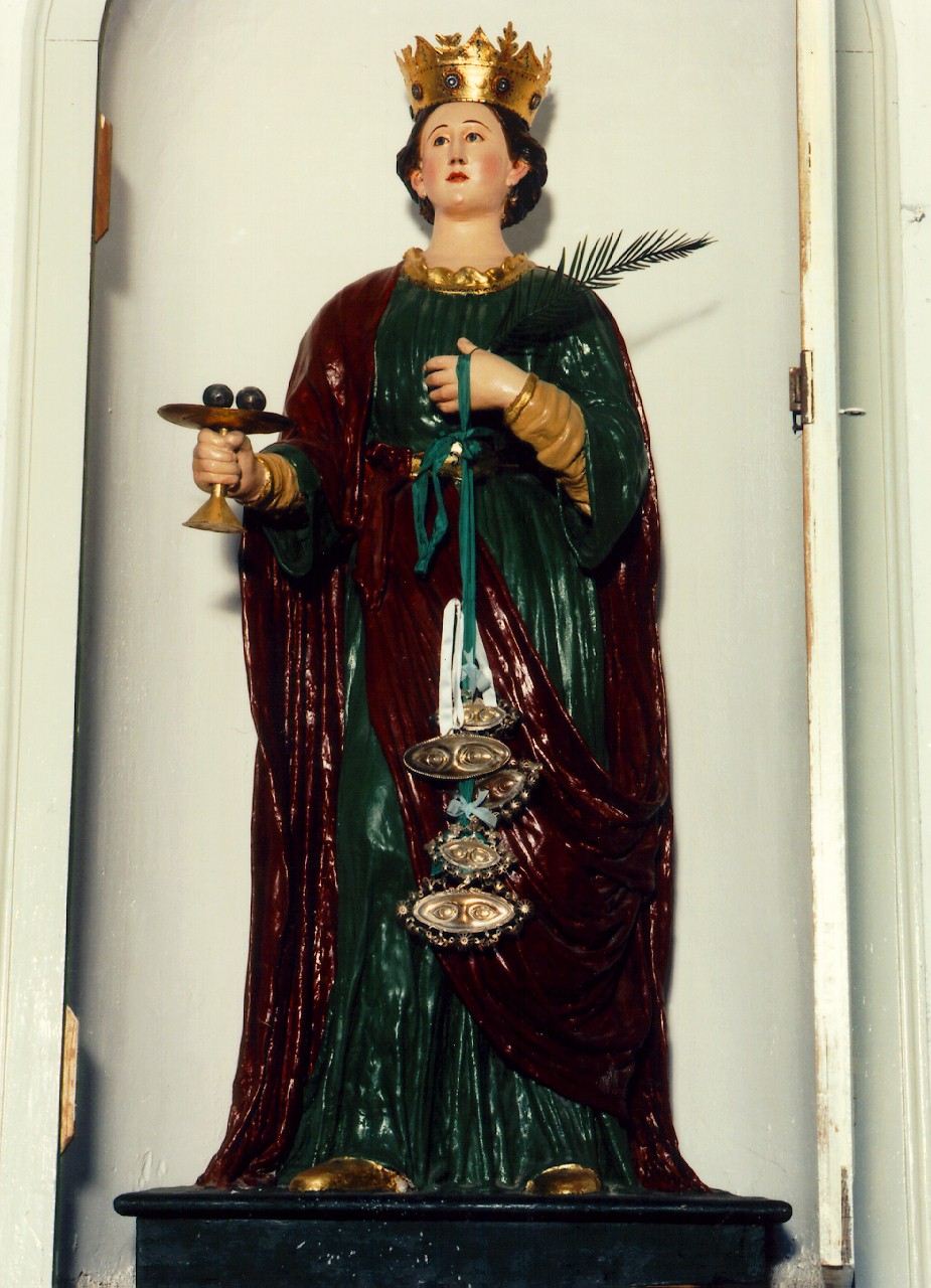 Santa Lucia (statua) - ambito siciliano (Seconda metà sec. XIX)