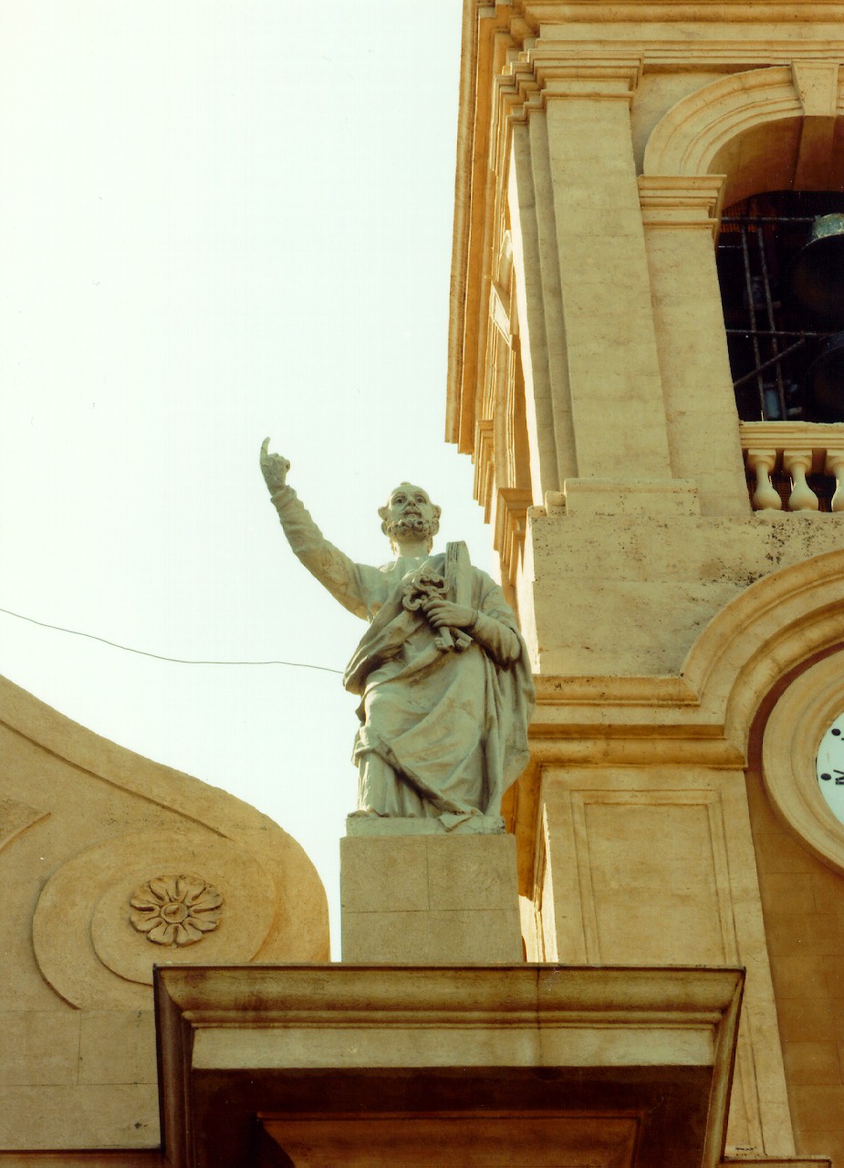 San Pietro apostolo (statua) - ambito siciliano (Seconda metà sec. XIX)