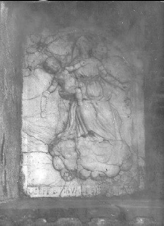 MADONNA DEL ROSARIO (rilievo) - bottega italiana (sec. XVIII)