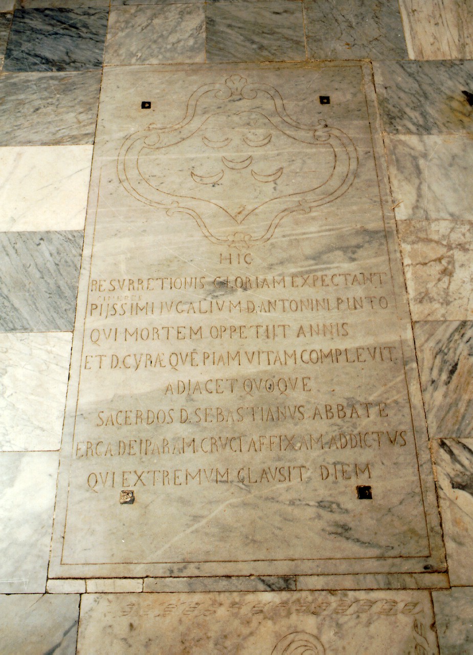 lapide - sepolcrale - ambito siciliano (fine sec. XVIII)