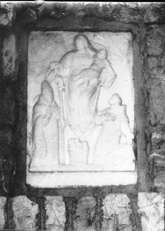 Madonna del Rosario (rilievo) - bottega italiana (sec. XVII)