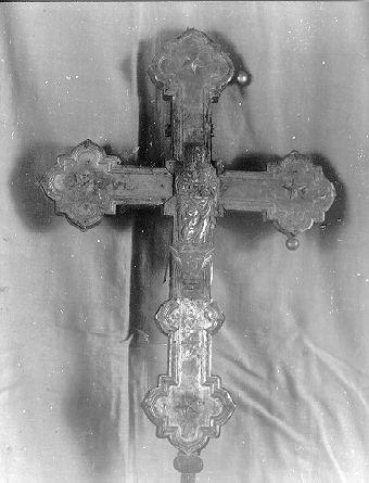 croce processionale - ambito fivizzanese (?) (secc. XV/ XVI)