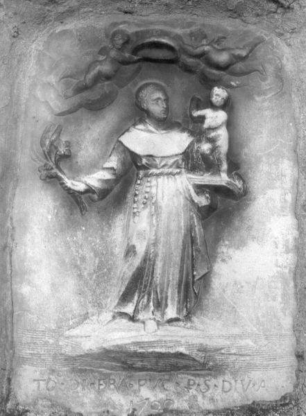 SANT'ANTONIO DA PADOVA CON IL BAMBINO (rilievo) - bottega italiana (sec. XVIII)