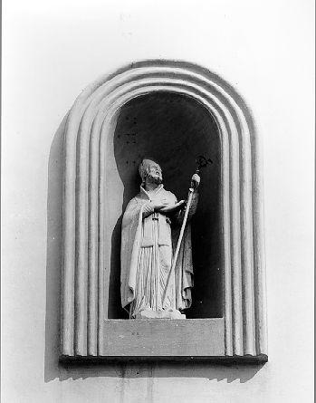 SAN MARTINO (statua) - ambito apuoversiliese (sec. XVIII)