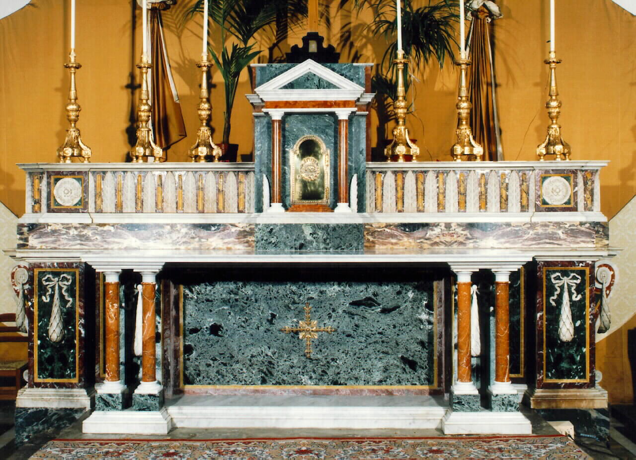 altare maggiore - ambito siciliano (Prima metà sec. XIX)