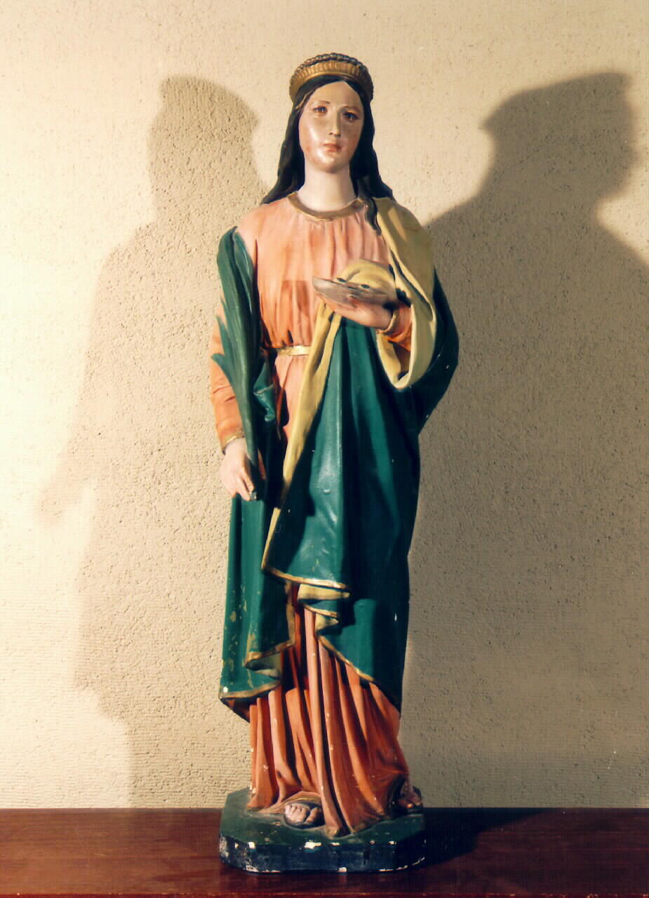 Santa Lucia (statua) - ambito siciliano (Seconda metà sec. XIX)