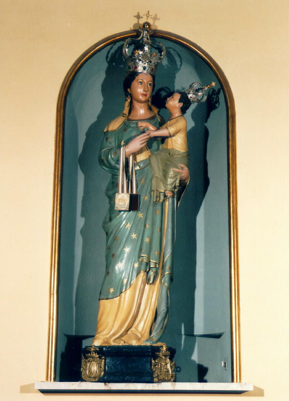 Madonna del Carmelo (statua) - ambito siciliano (Seconda metà sec. XIX)