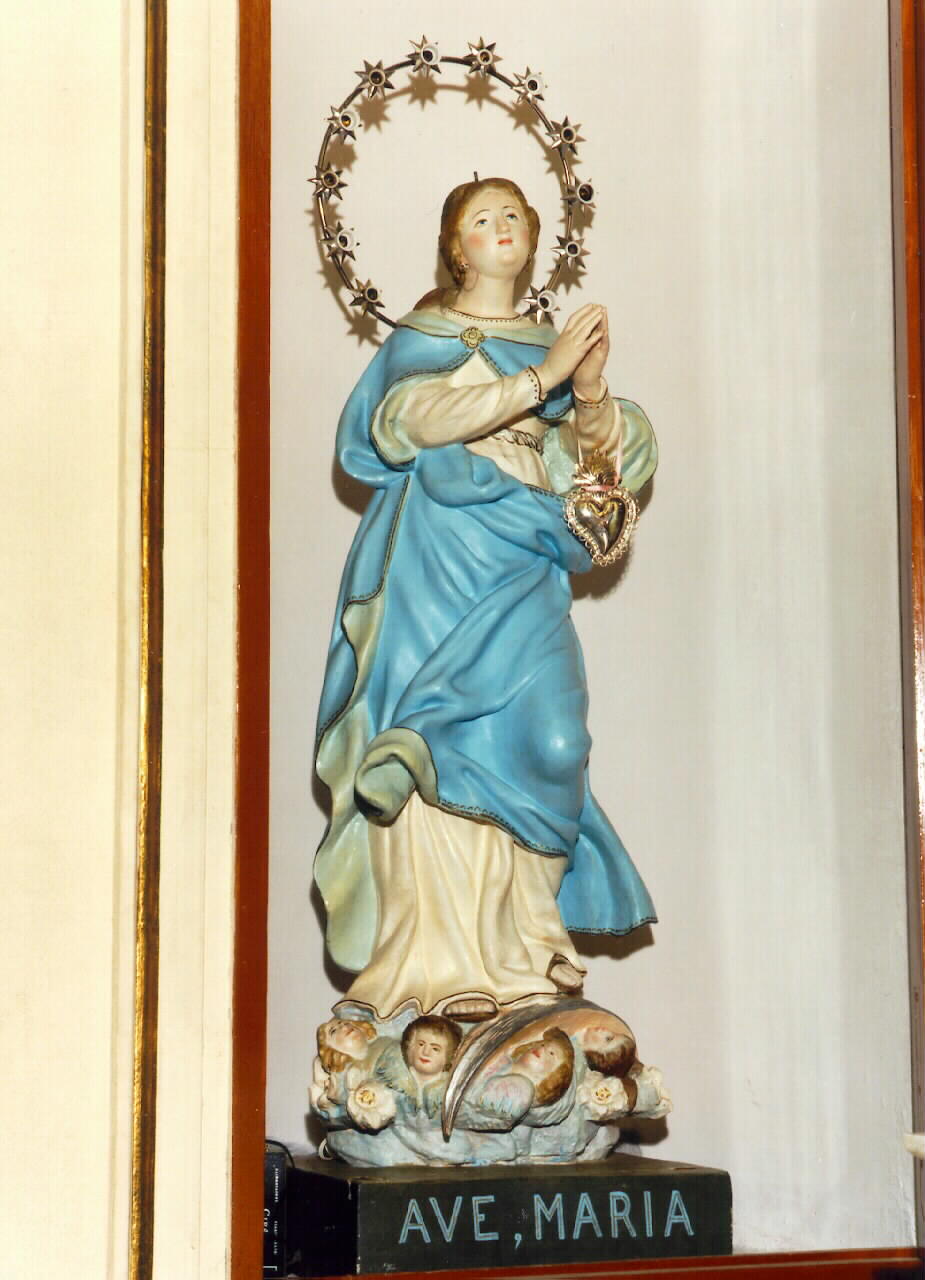 Madonna Immacolata (statua) - ambito siciliano (Seconda metà sec. XIX)