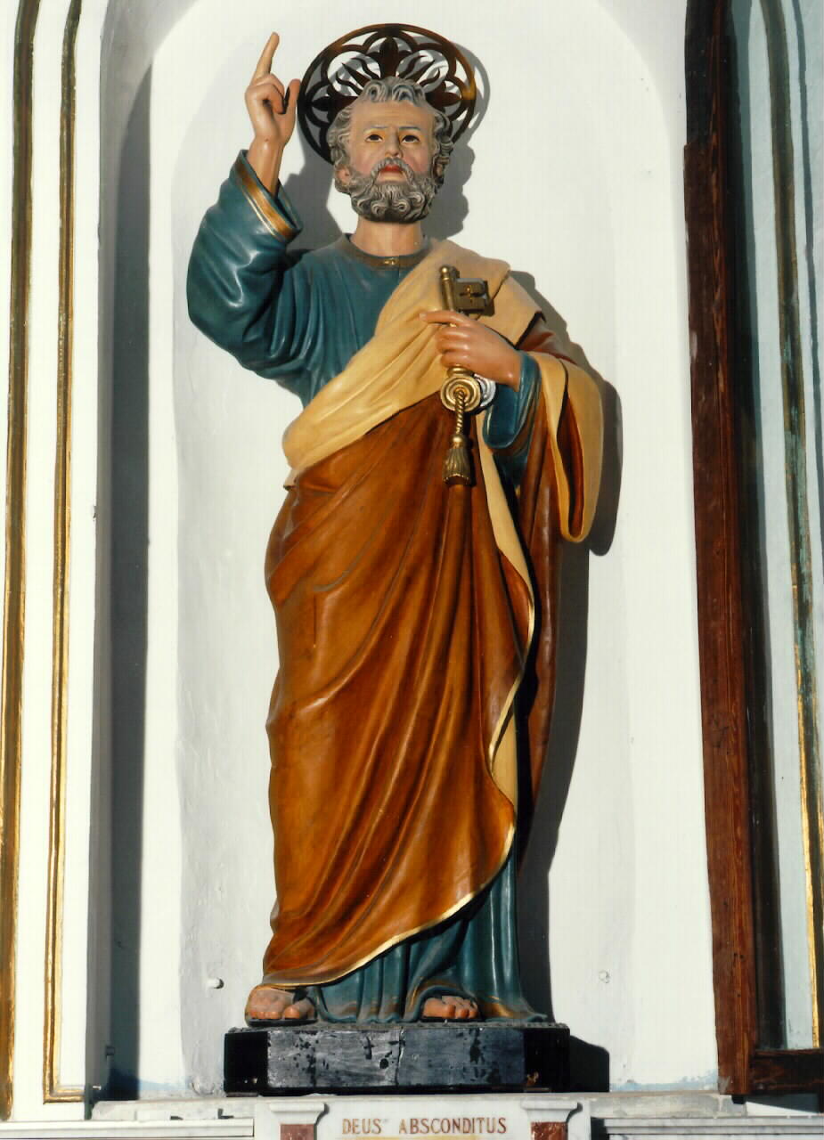 San Pietro apostolo (statua) - ambito siciliano (primo quarto sec. XX)