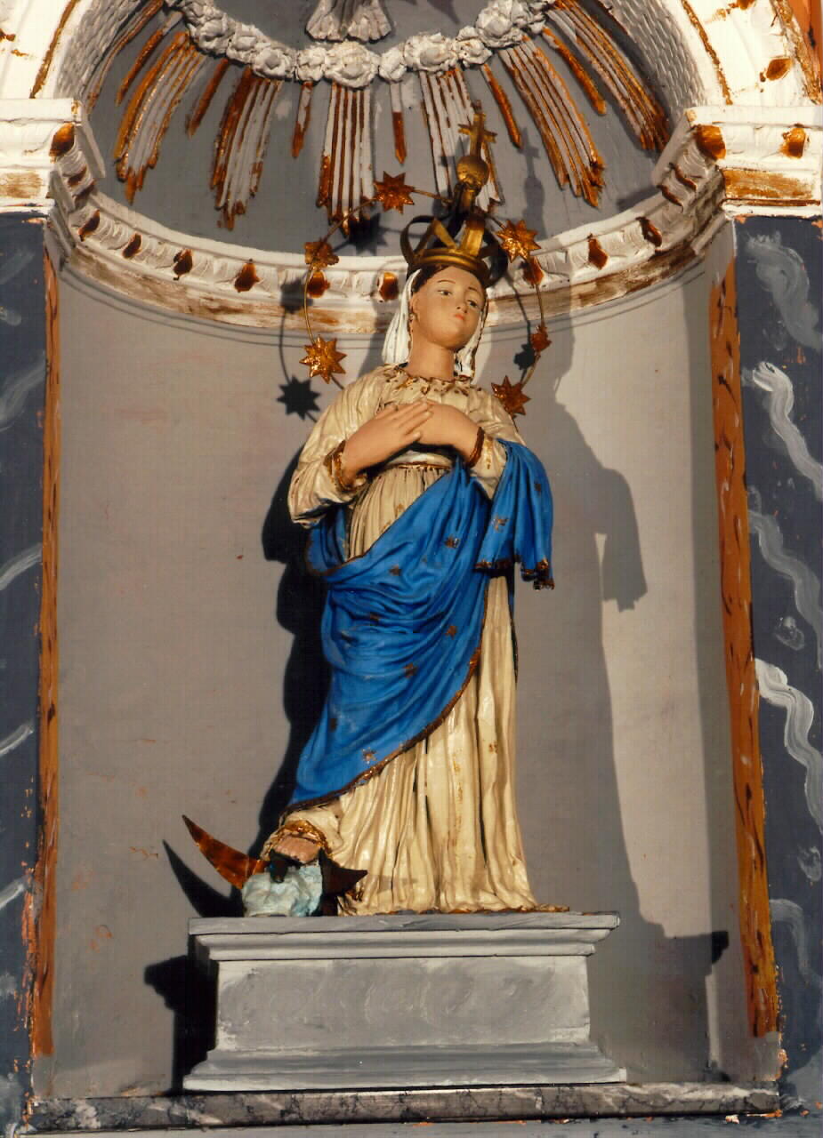 Madonna Immacolata (statuetta) - ambito siciliano (Fine/inizio secc. XIX/ XX)
