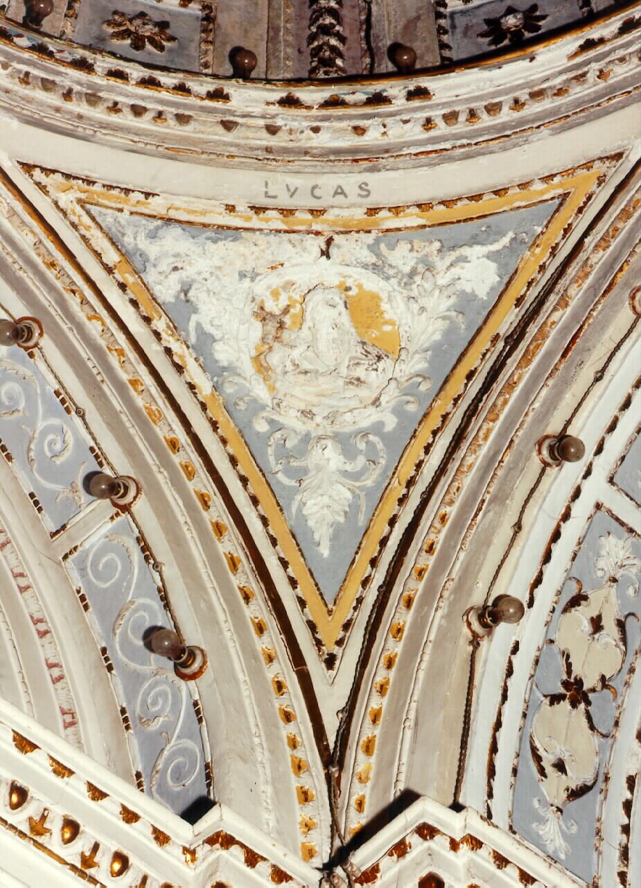 San Luca evangelista (rilievo) - ambito siciliano (Seconda metà sec. XIX)