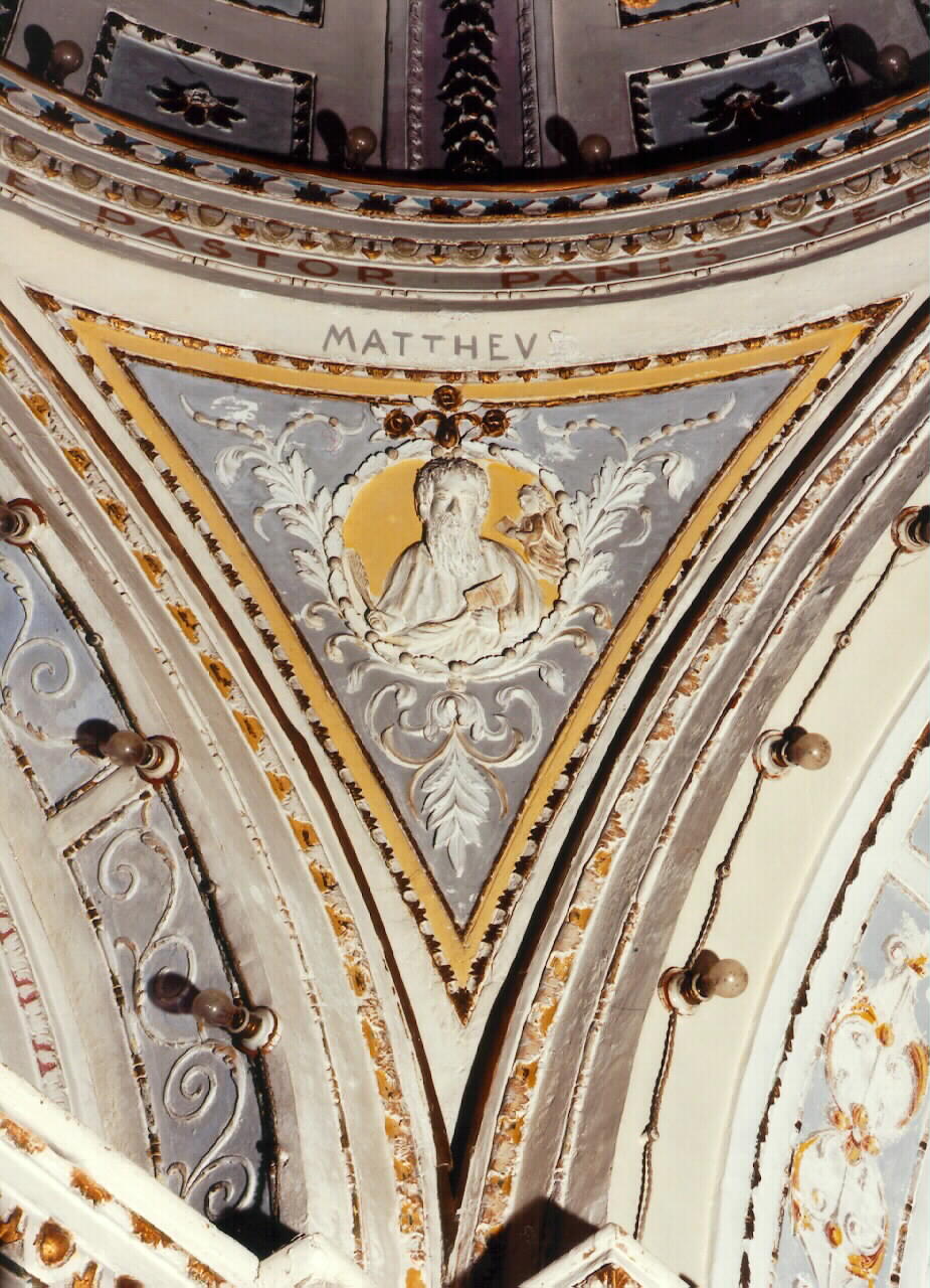 San Matteo evangelista (rilievo) - ambito siciliano (Seconda metà sec. XIX)