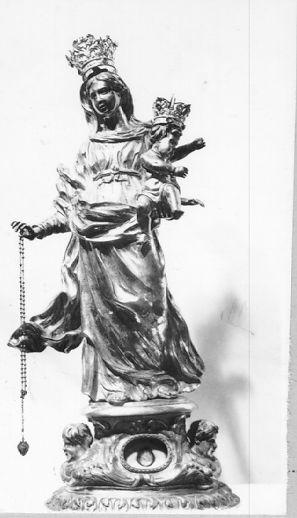 MADONNA CON BAMBINO (reliquiario - a statua) di Vambrè Giovanni il Vecchio (sec. XVII)
