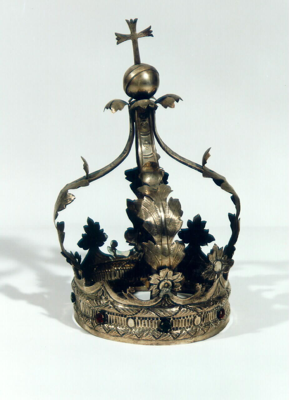 corona da statua - bottega siciliana (Seconda metà sec. XIX)