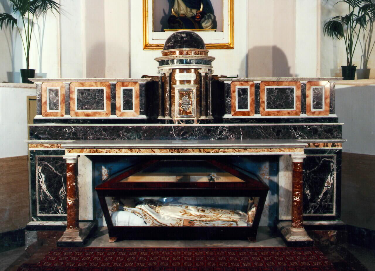 altare maggiore - ambito siciliano (ultimo quarto sec. XIX)