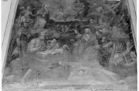 SAN MARCO SCRIVE IL VANGELO (dipinto) - ambito italiano (sec. XVII)
