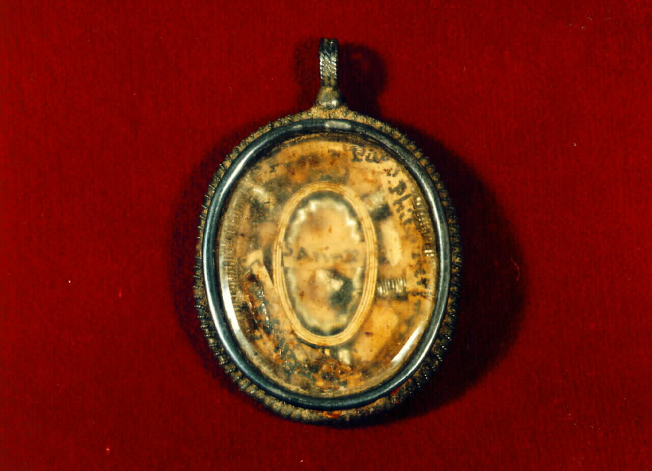 reliquiario - a capsula - bottega siciliana (Seconda metà sec. XVIII)