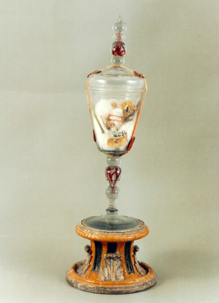 reliquiario - a vaso - produzione siciliana (Seconda metà sec. XVIII)