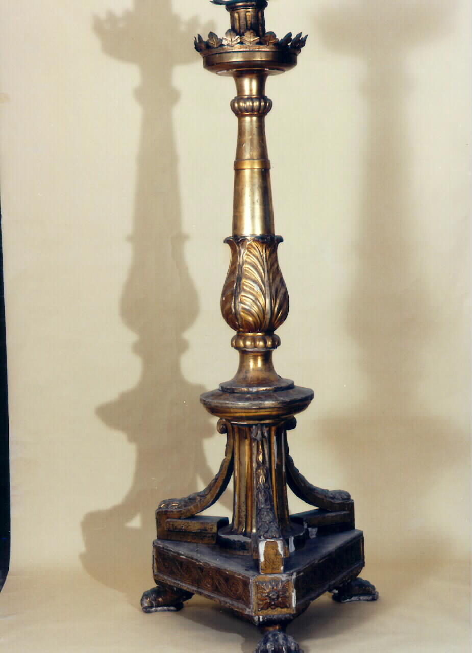 candelabro, serie - produzione siciliana (Seconda metà sec. XIX)