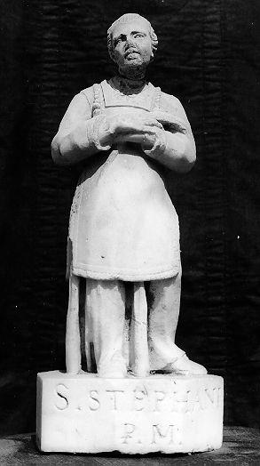 SANTO STEFANO (statuetta) - bottega italiana (sec. XVIII)