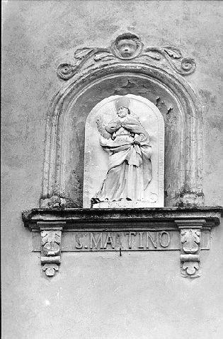 SAN MARTINO (rilievo) - bottega italiana (sec. XVII)