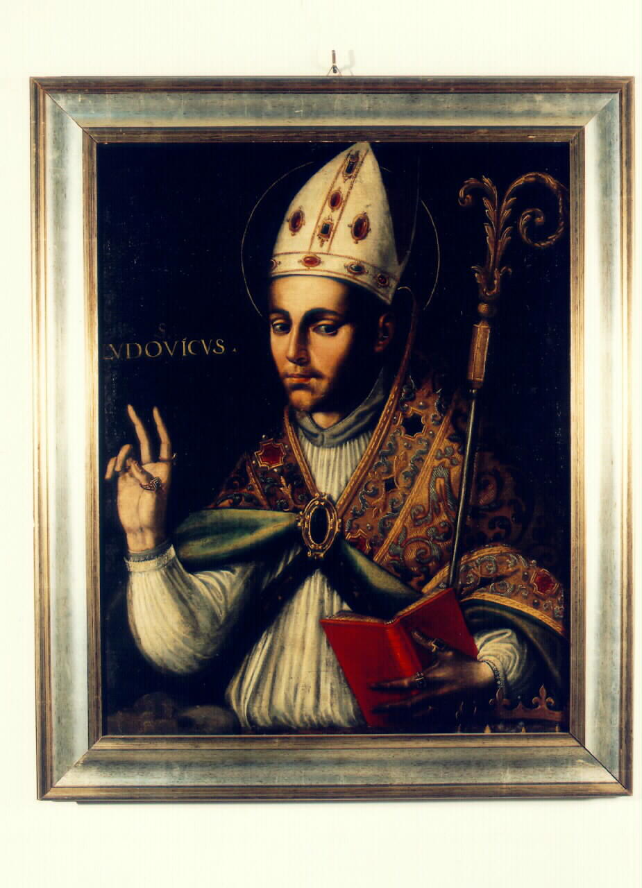 San Ludovico da Tolosa (dipinto) - ambito siciliano (Prima metà sec. XIX)
