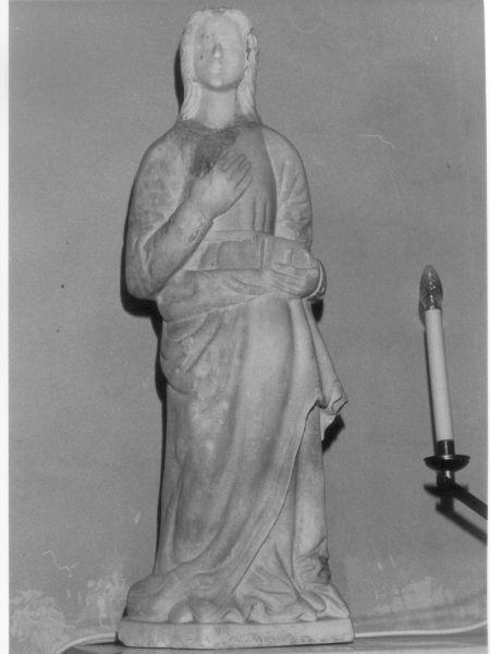 Madonna annunciata (statua) - bottega apuana (metà sec. XV)