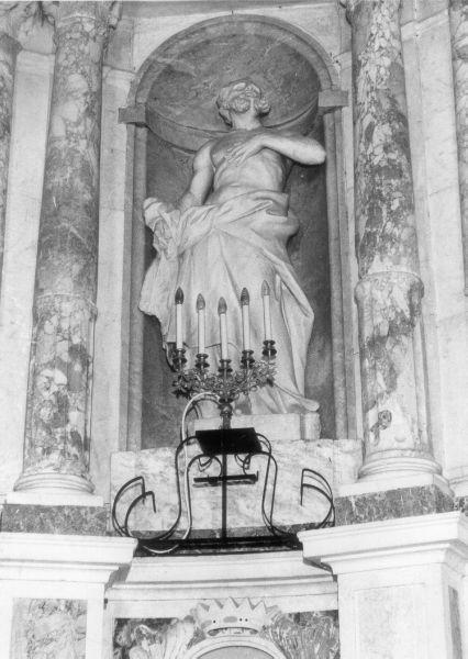 SAN BARTOLOMEO (statua) - bottega apuana (seconda metà sec. XVII)